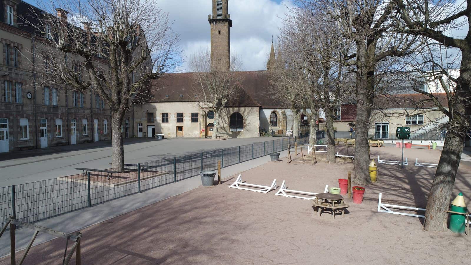 Vue aérienne (Saint-Benoît, Moulins)
